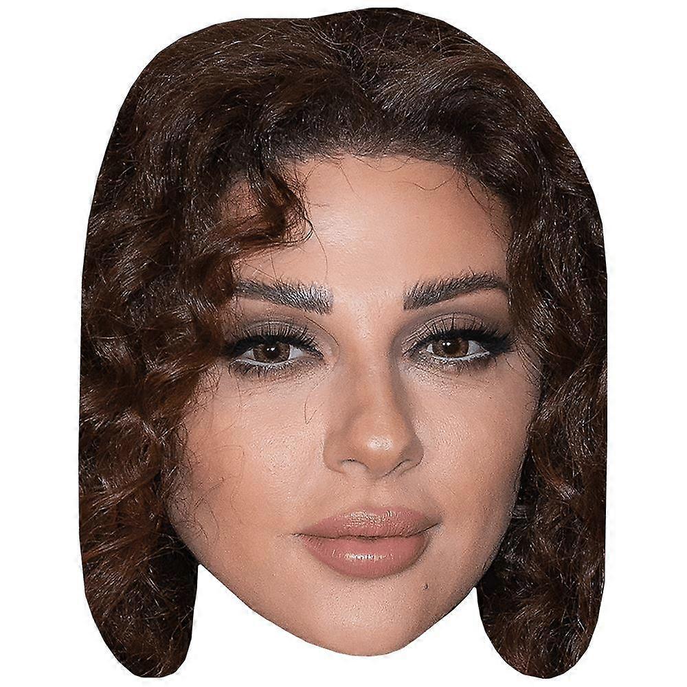 Myriam Fares (Curls) Celebrity Mask, Flat Card Face