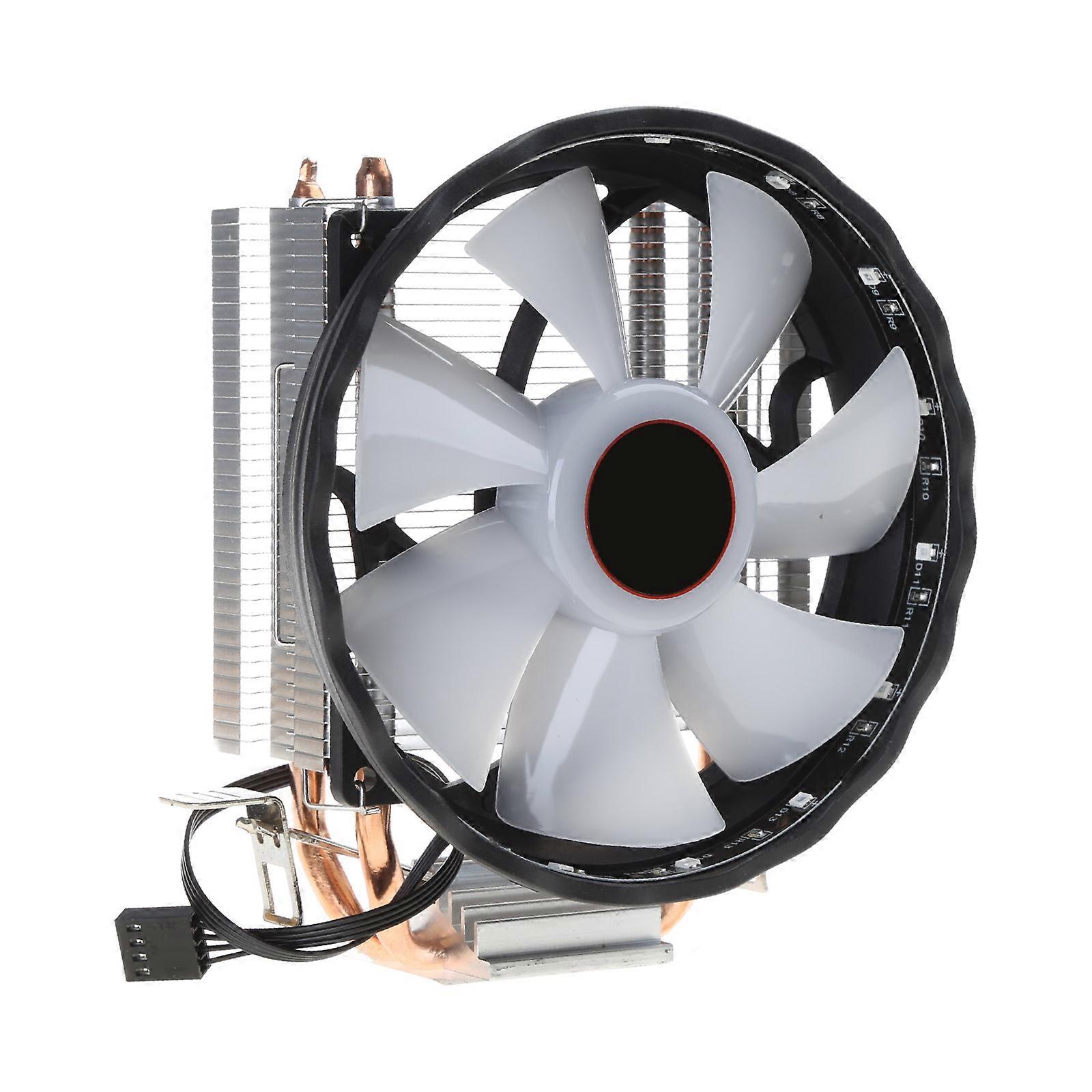 Copper Heatpipe CPU Cooler for Aurora Light Cooling Fan 90mm LGA 2011 Heatsink Radiator Multicolor