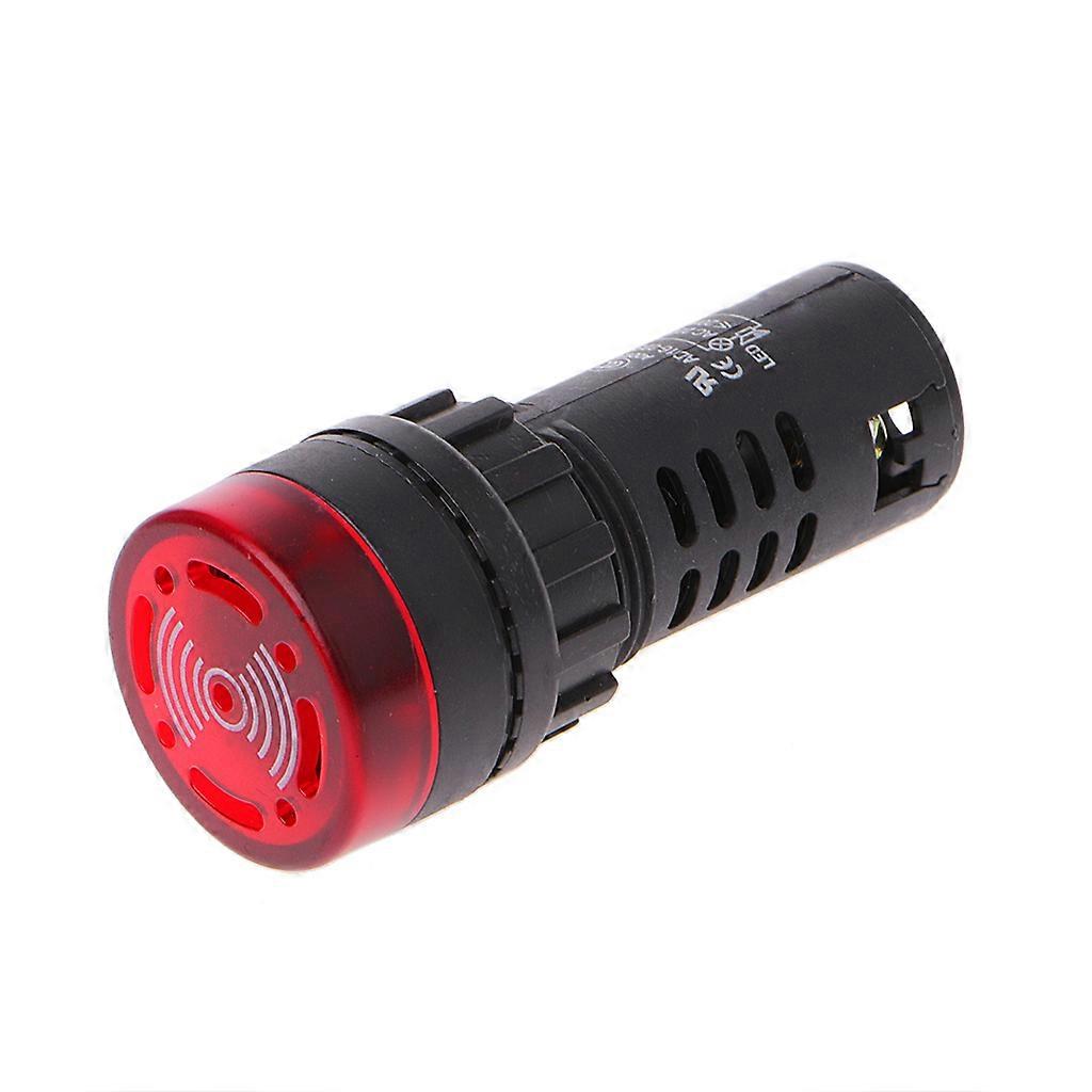 AD16-22SM LED Flash Alarm Indicator Signal Lamp With Buzzer Red Green Yellow