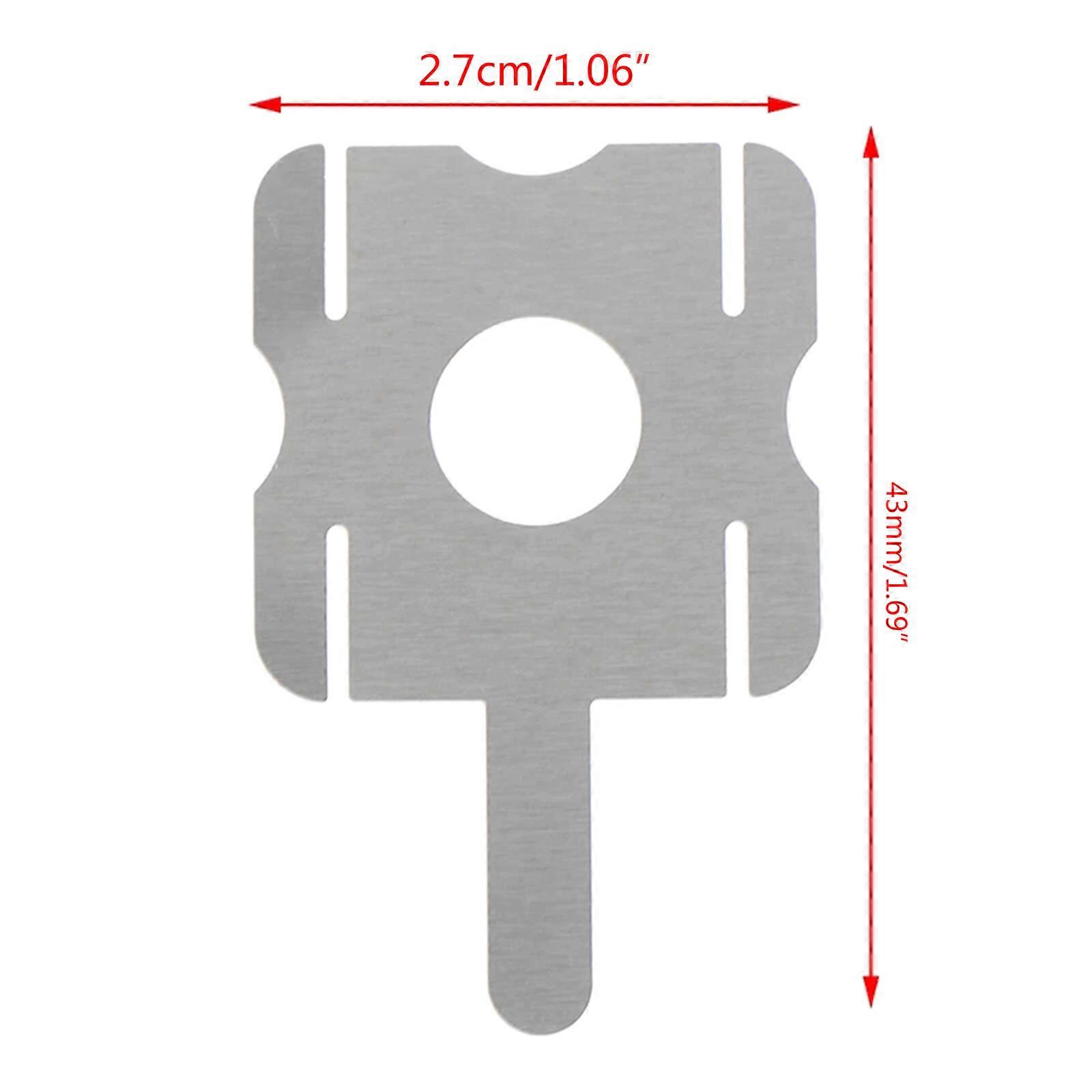 Mini Nickel Plated Steel Sheet U-Shaped Welding Nickel Sheet Used for 18650 Battery Spot 50 Pieces/set Welding Accessory
