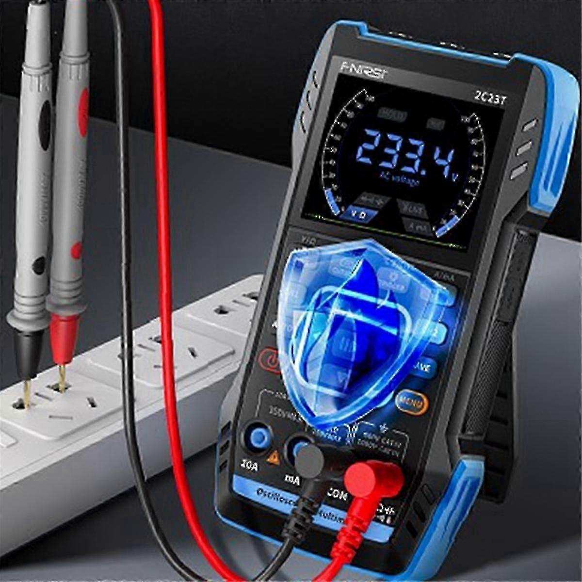 Handheld Digital Oscilloscope Multimeter 3-In-1 Dual-Channel Oscilloscope Signal Generator Auto Re