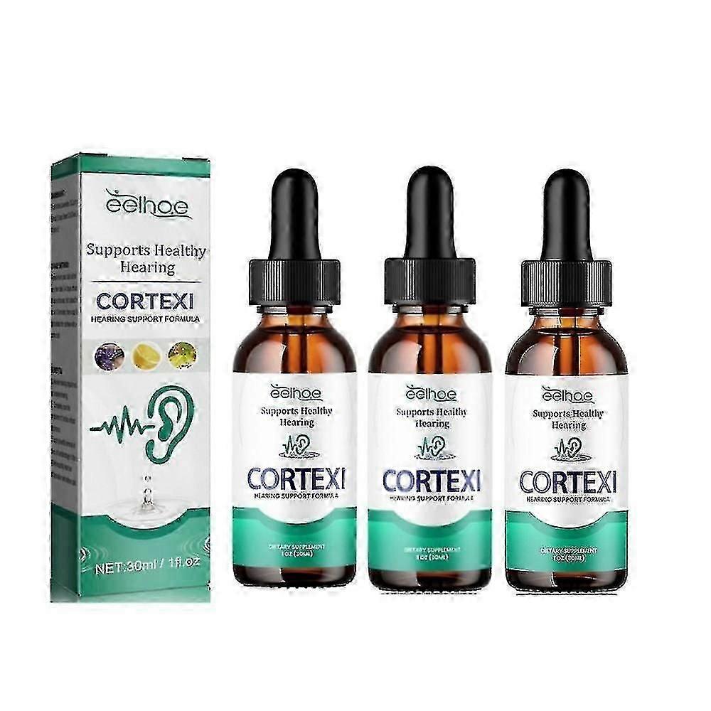 3pcs Lot Cortexi Drops - For Ear Health, Hearing Support, Healthy Eardrum