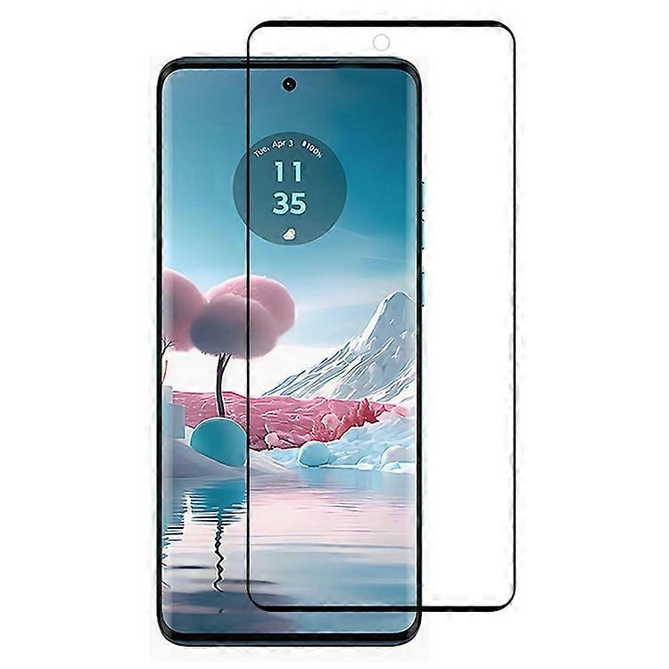 Compatible For Motorola Edge 40 Neo 5G Silk Printing Screen Protector High Aluminum-Silicon Glass Film