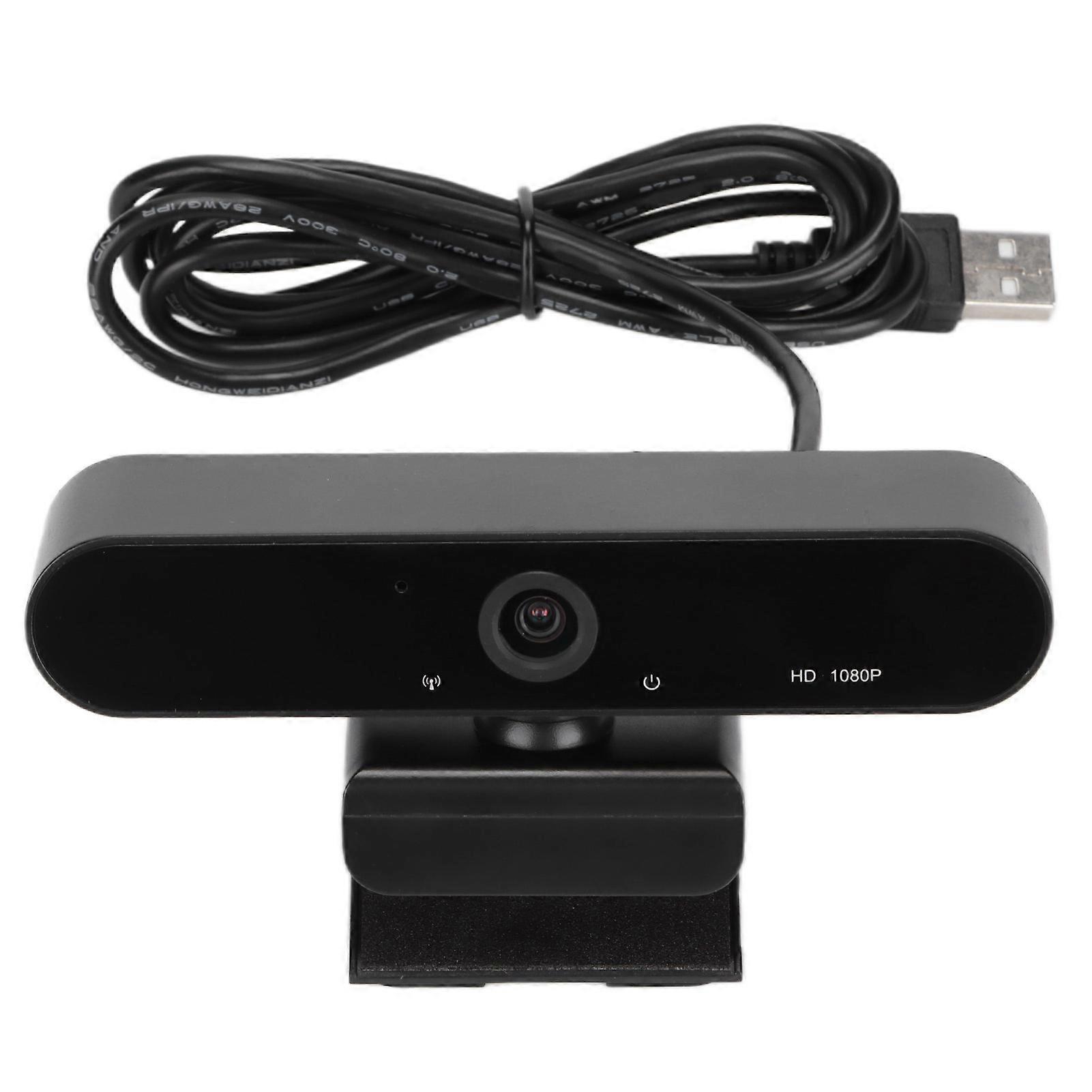 USB 2.0 Full HD 1080p 30fps Webcam for Video Conferencing with Microphone