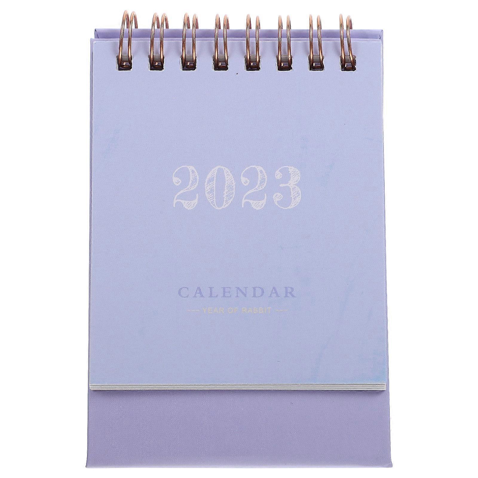 Convenient Month Calendar Desktop Standing Calendar Office Desk Calendar Home Supply