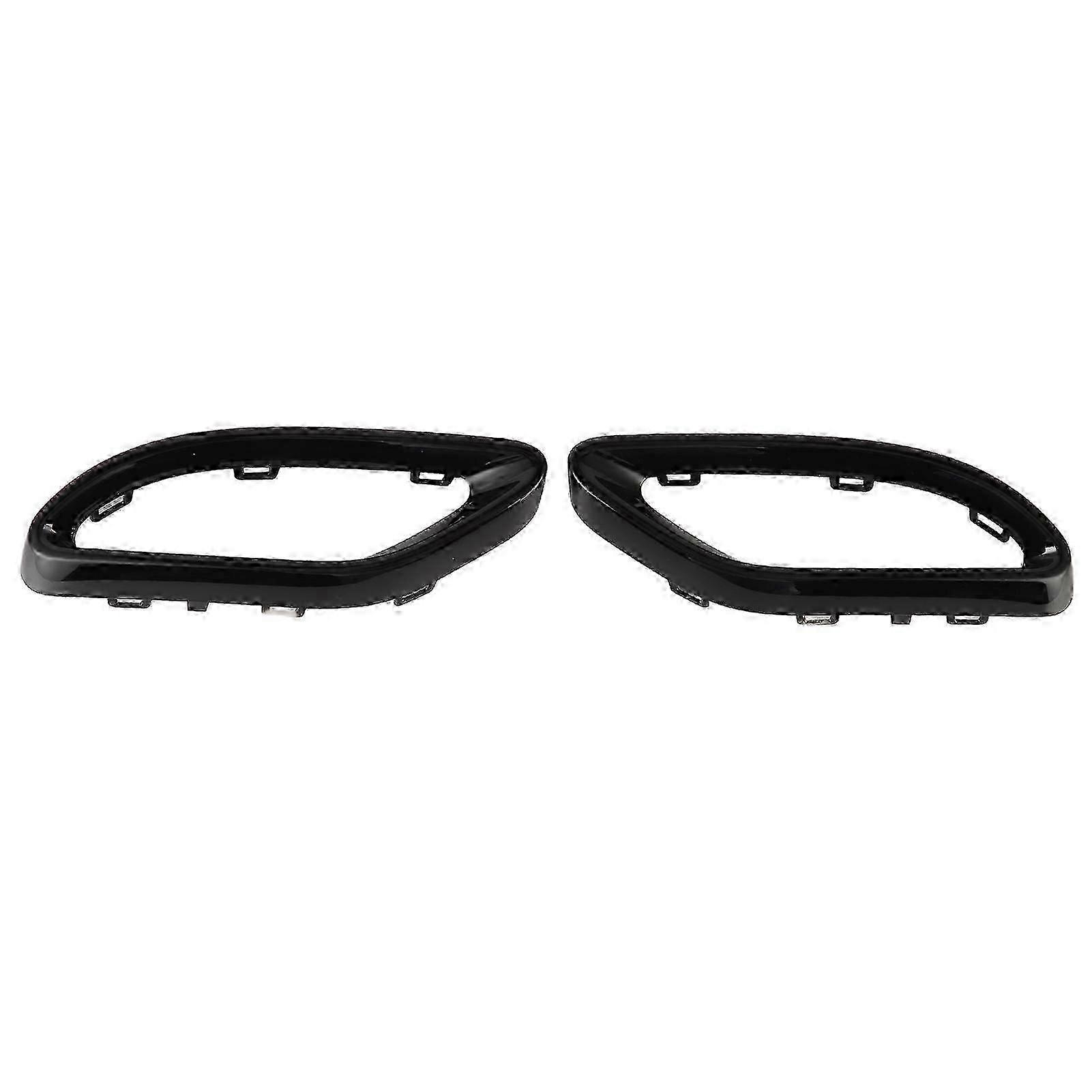 Gloss Black Exhaust Tip Cover Trims Replacement for Mercedes?Benz A B C E GLC CLS?Class W177 W247 W205 W213 X253 C257