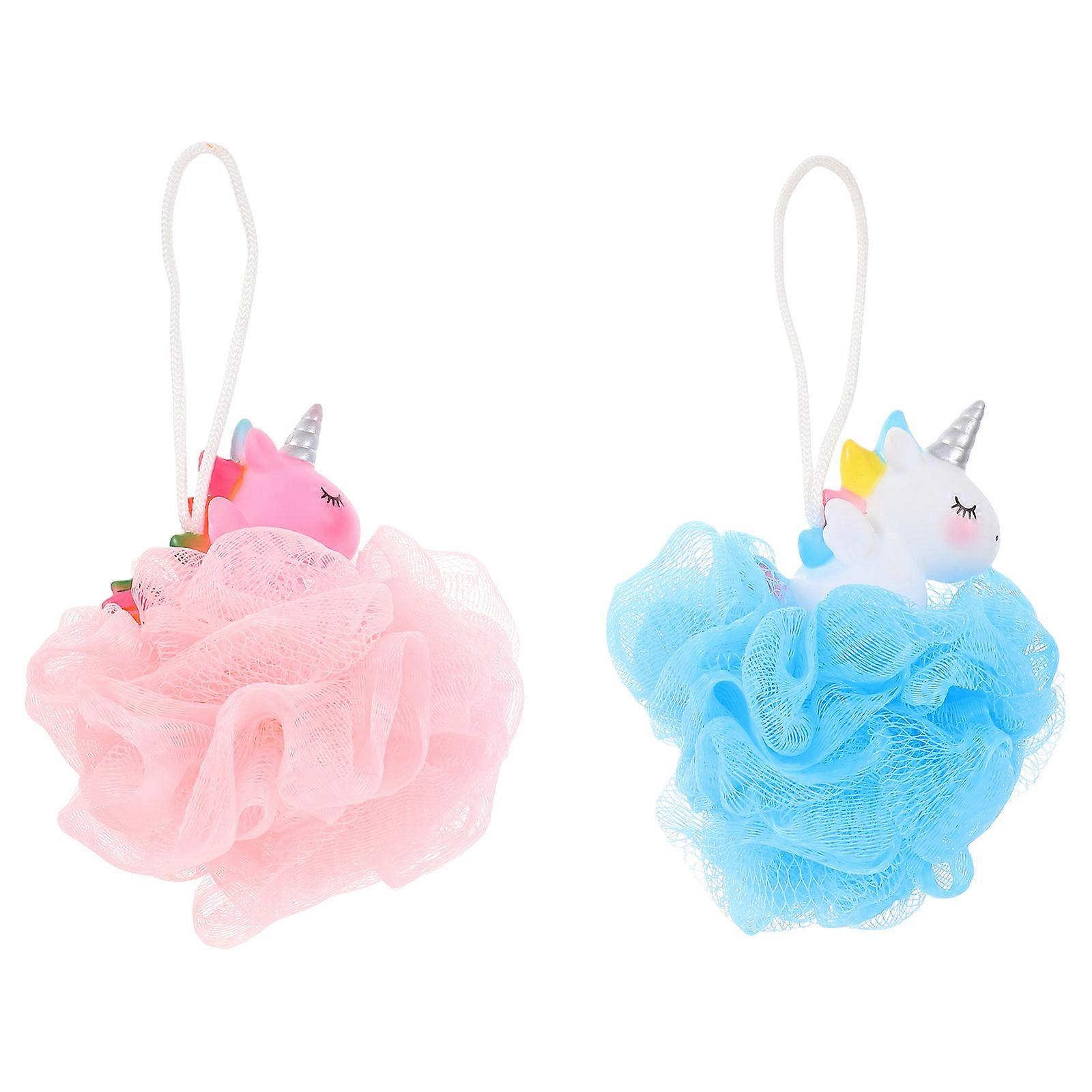Unicorn Shower Puff, Gentle Exfoliation for Comfortable Shower Experience