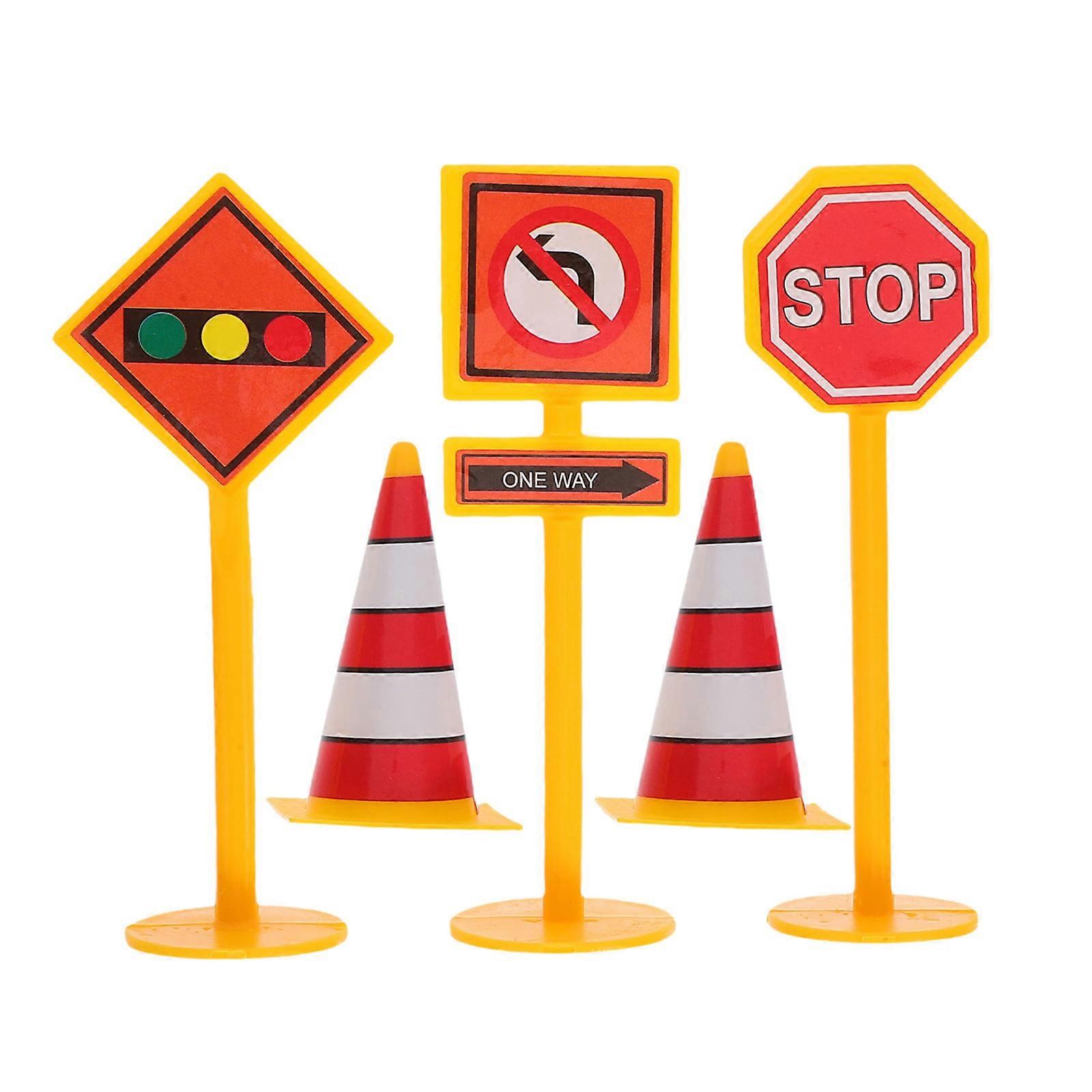 Cake Topper 5Pcs Multi Unique Fireman Design for Party Cake Decoration