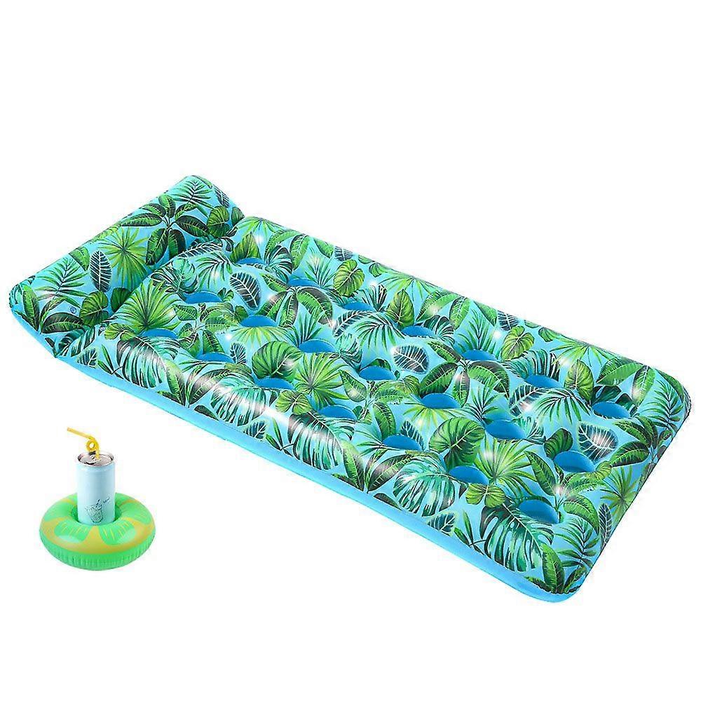 Inflatable Water Hammock Leaf Pool Floats Loungers