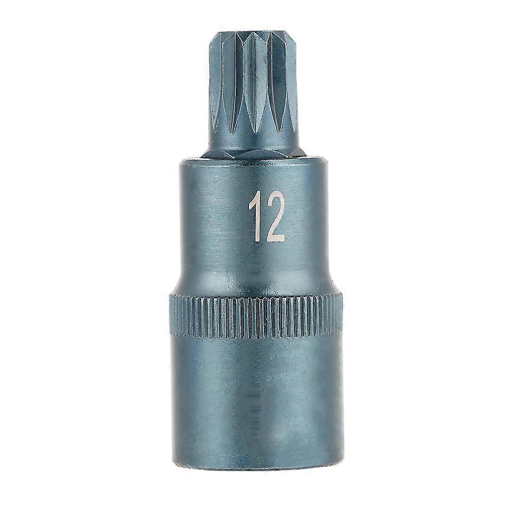 12 Point Electric Screwdriver Socket Bit Power Tool Drive Sockets 1/2 50mm M12