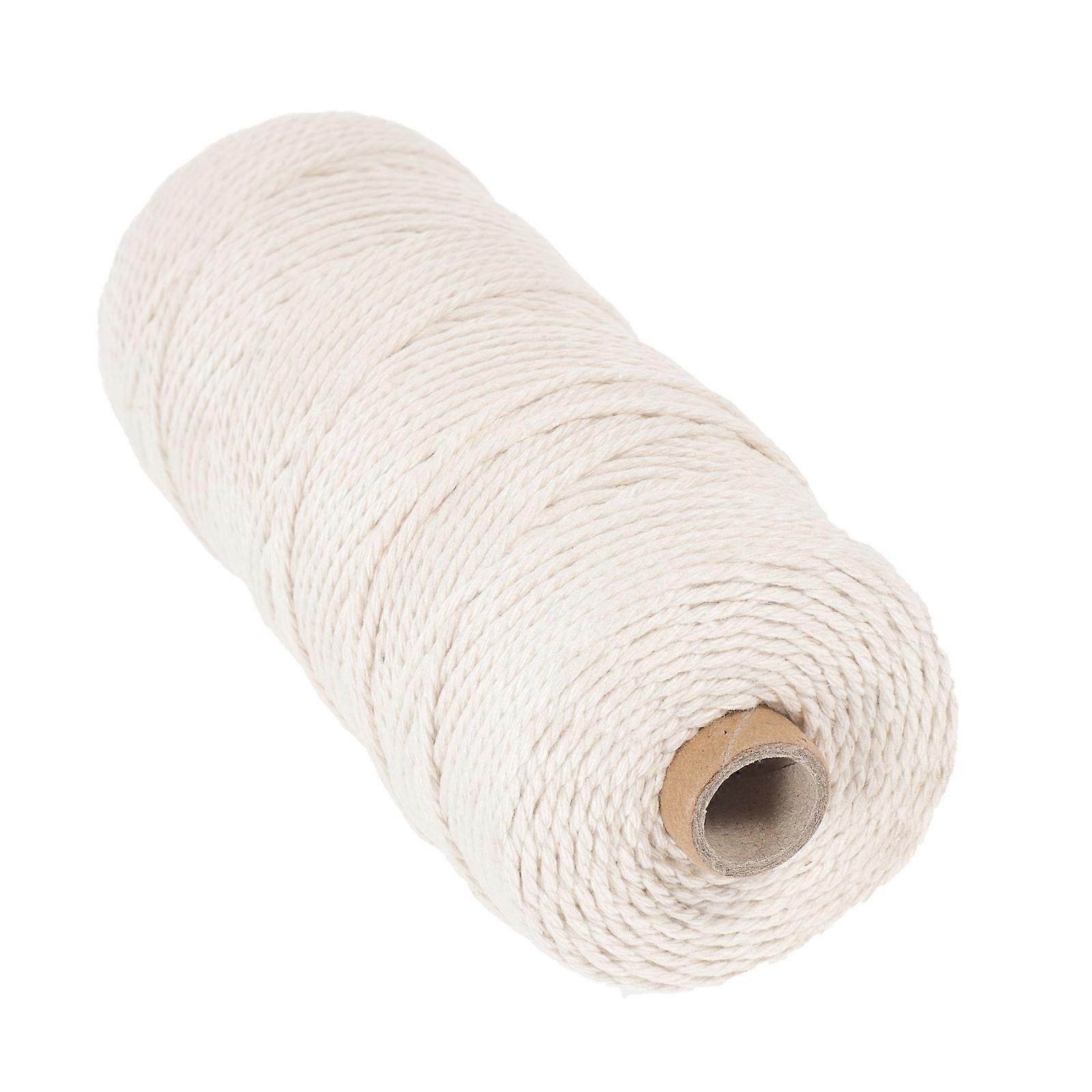 Cotton Thread Packing Rope Bakers 15x6cm Size White Safe String 1Set