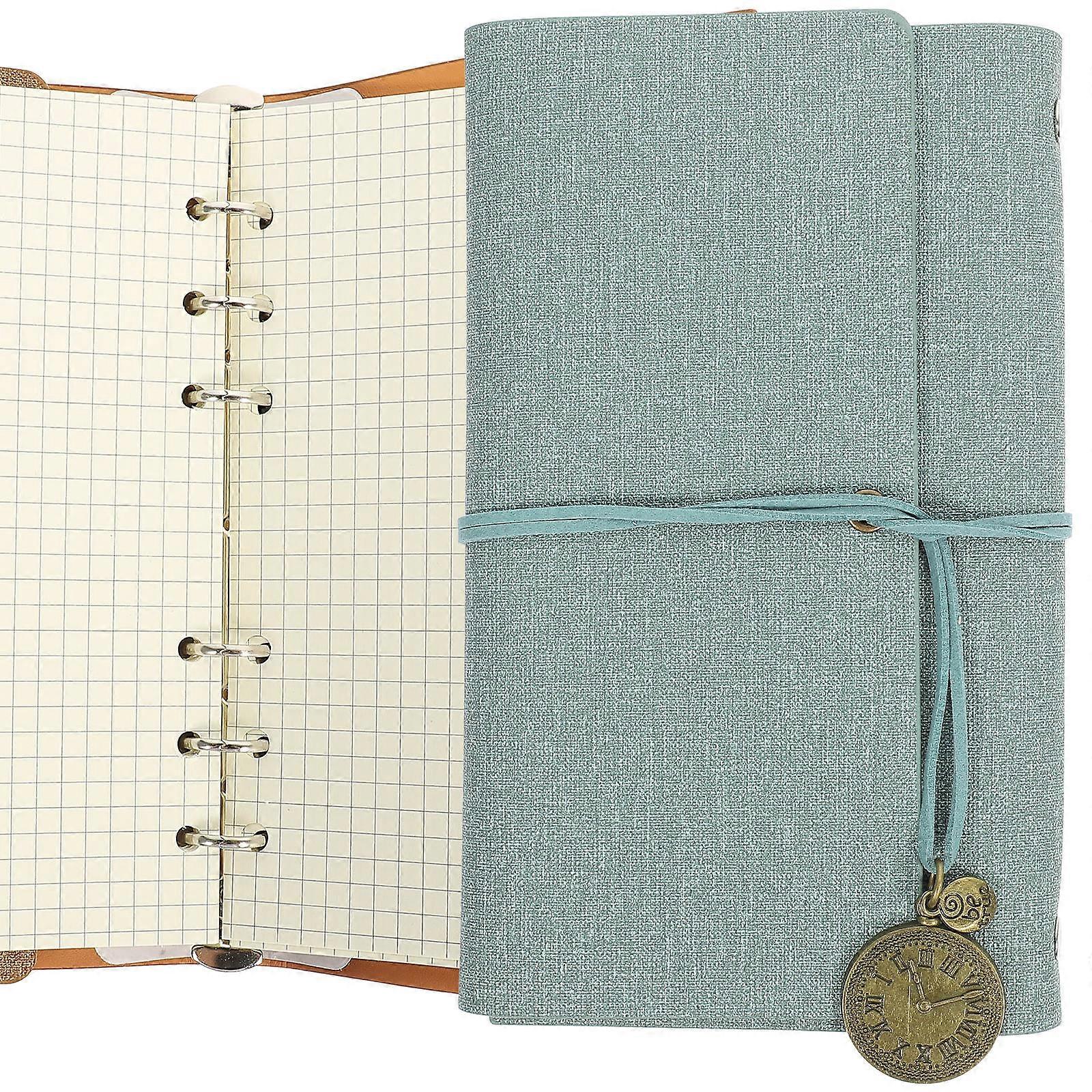 Planner Daily Rectangular Notepad Schedule Recording Imitation Leather Compact Daily Use 1Pack