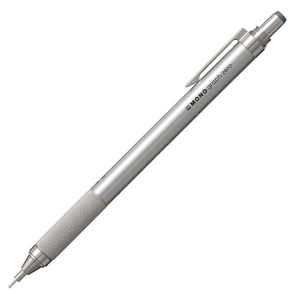 Tombow Mechanical Pencil MONO Monograph Zero 0.5mm Silver DPA-162B for Precision Writing and Drawing