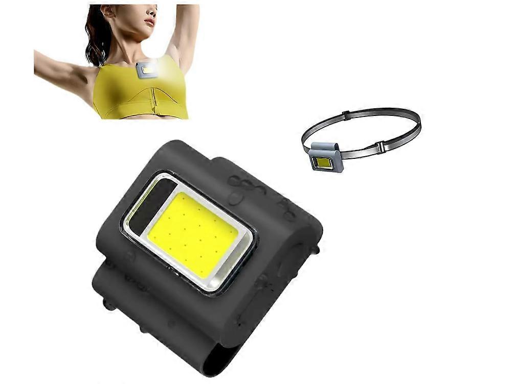Magnetic Cob Work Light -Rechargeable Waterproof Portable LED Light with 6 Light Modes, Ultra Bright Portable LED Light(Black)