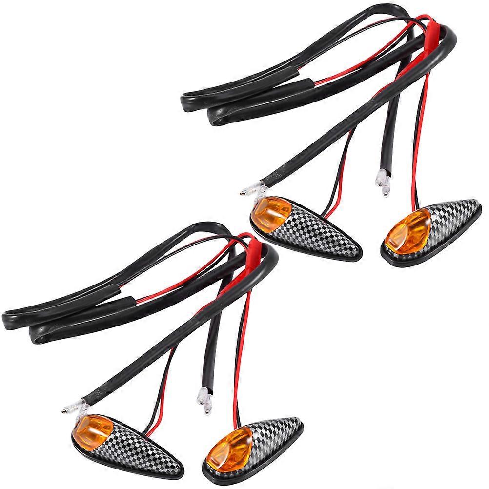 Technology Motorcycle Signals Lights Practical Design For Motorcycle 2Pcs