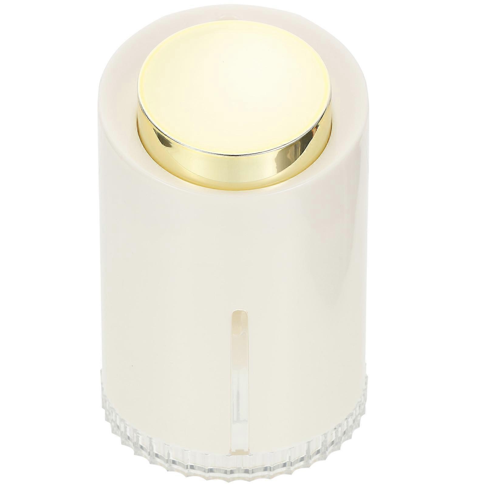 Toothpick Box Press-Type Automatic Opening Round Shape Toothpick Holder For Relatives 6.3x6.3x9.8cm 1Set