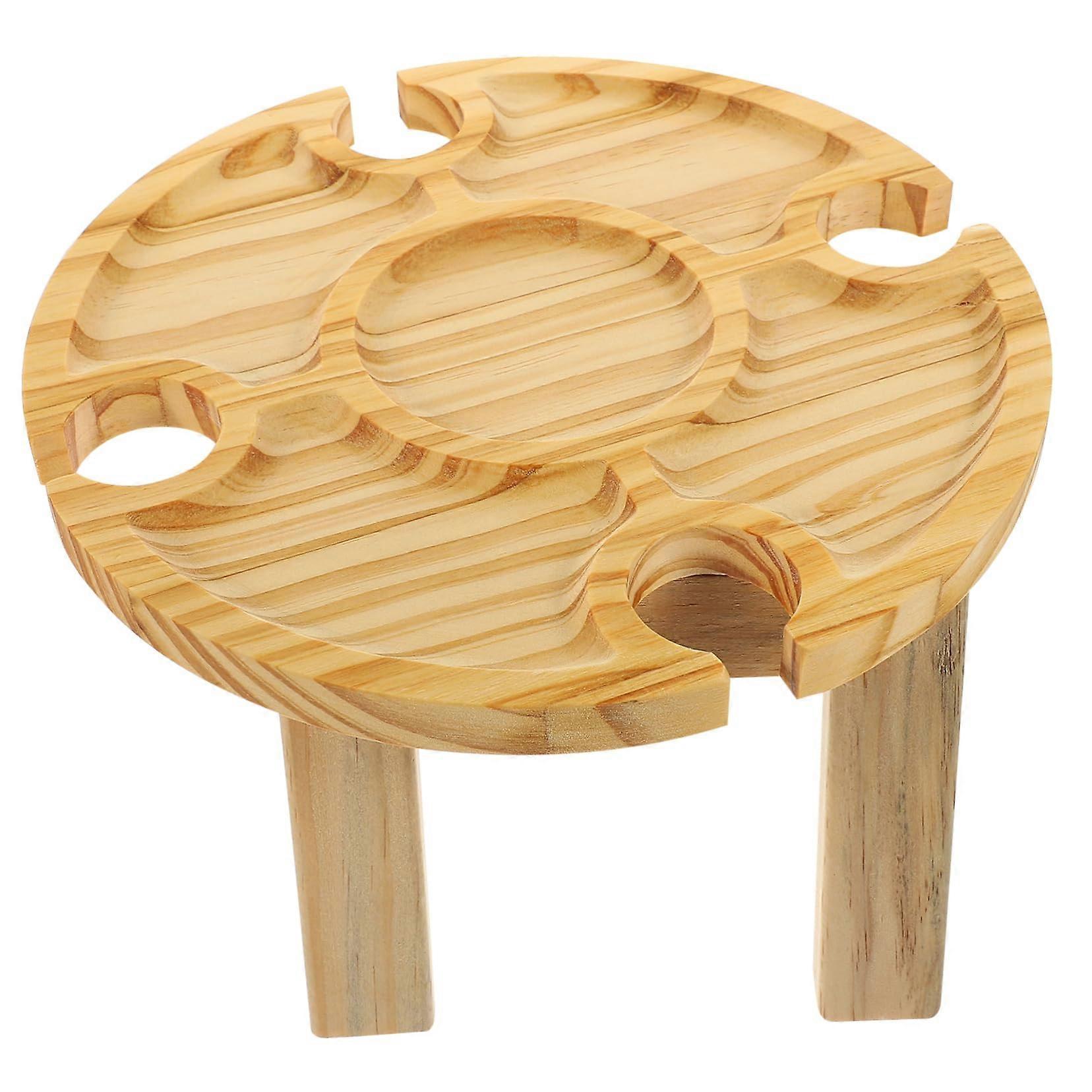 wine table Party Picnic compartment folding stand