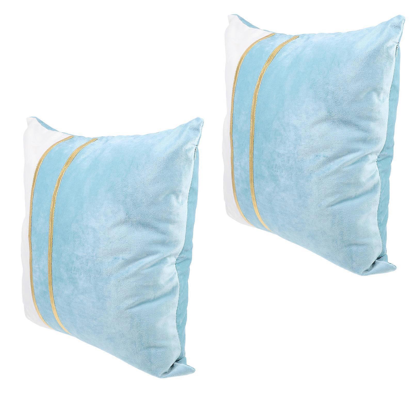 Decorative Pillowcase For Sofas High Grade Material For Bed Use Multi 45X45X0.5CM 2Set