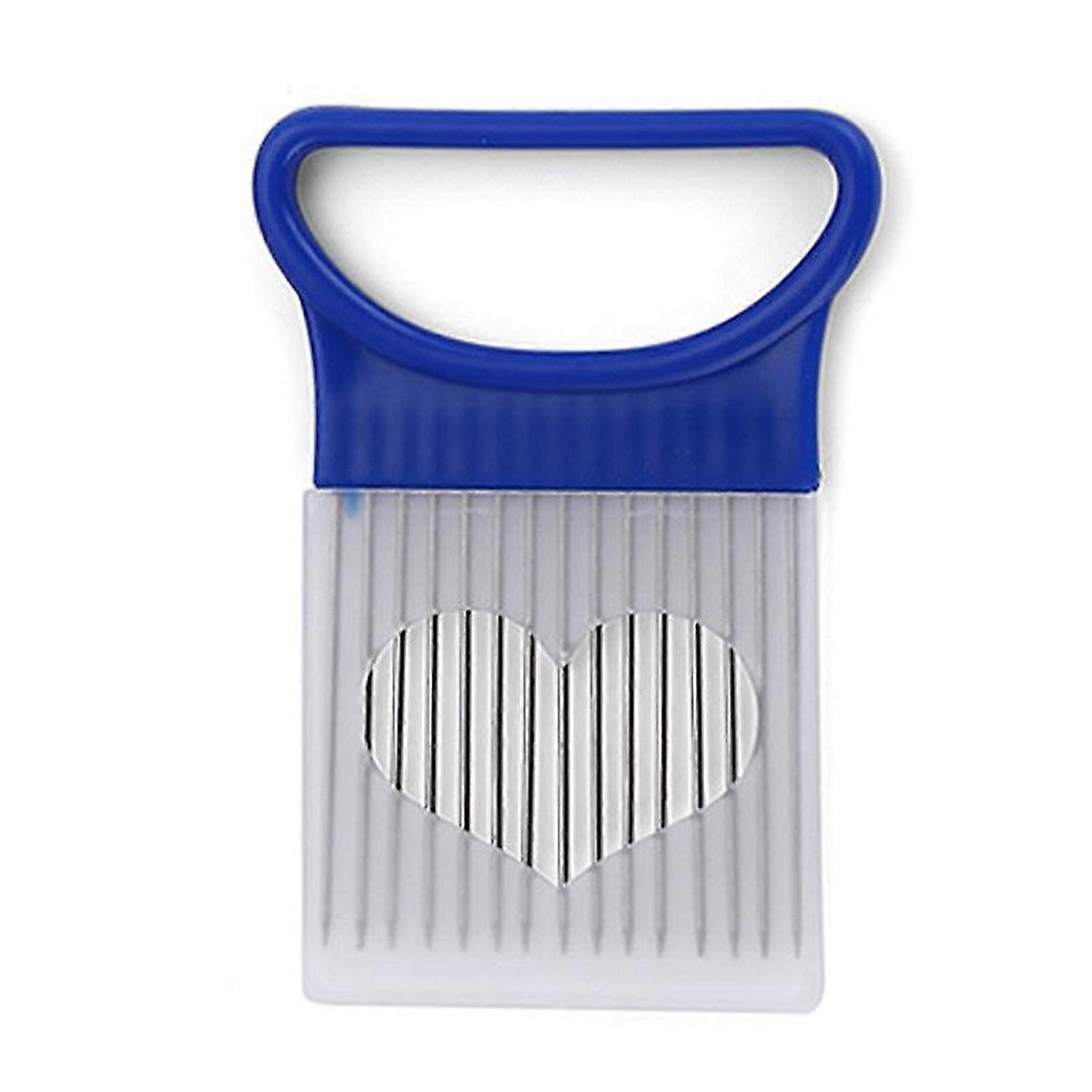 1 Pcs Stainless Steel Onion Fork Vegetable Slicer Onion Holder Hand Held Easy Slicer
