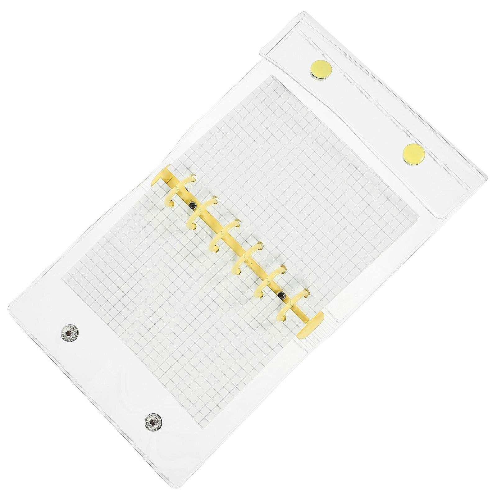 Portable Loose Leaf Notebook with Double Buckle & Cute Patterns for Creative Writing, Ideal for Students, Office, Travel, and Scrapbooking