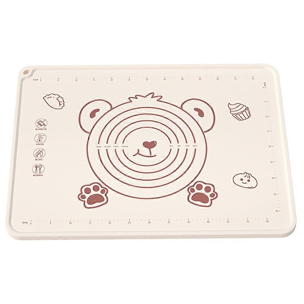 Nonstick Baking Mat Silicone Baking Mat Kitchen Tool Baking Cooking Making Dumplings Measurement Assistance 50x40x06cm 1Set