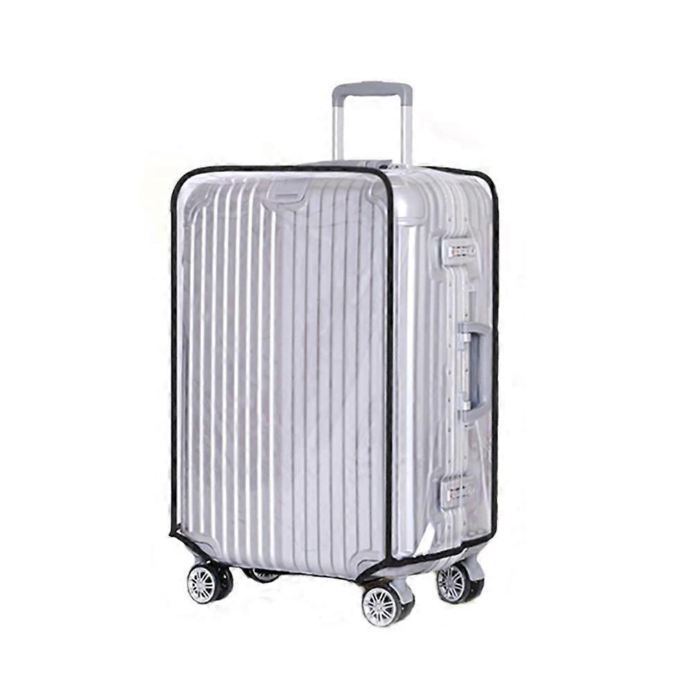 Durable Transparent Luggage Cover for Trolley Cases   Strong Adhesive Base, Handle Access, Dirt and Scratch Protection