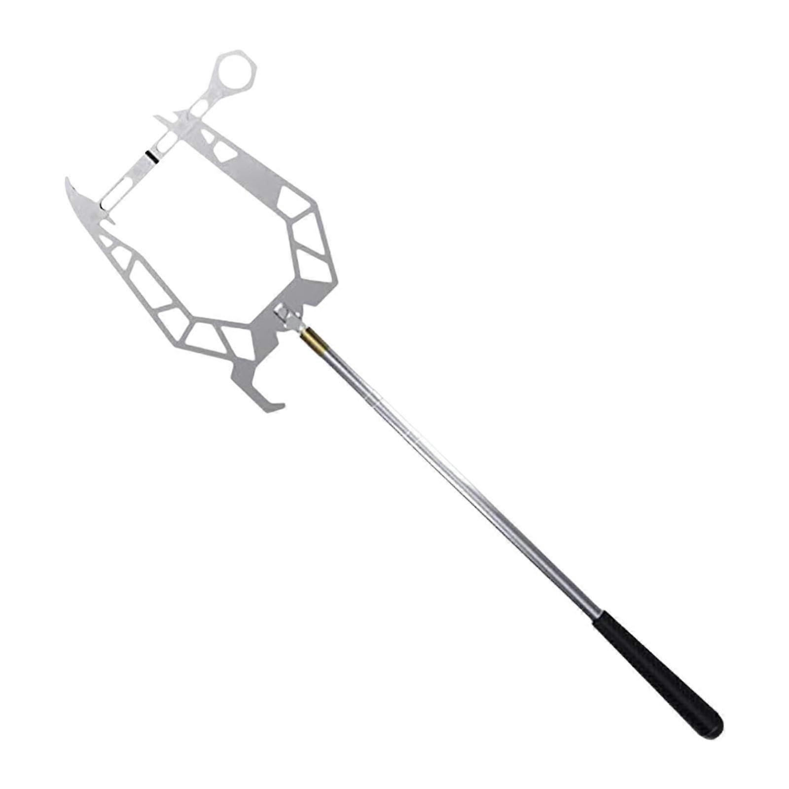 Dock Haken Teleskop, Rostfrei Kabeldrahtführung für Kajaks, Yachten und Bootszubehör, Universal Docking-Lanyard