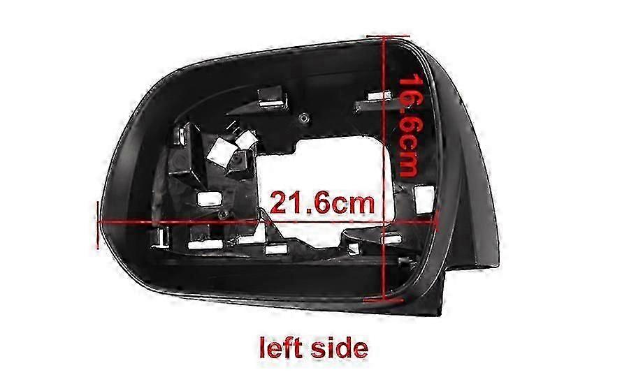 Fit For Toyota Highlander 2009 2010 2011 2012 2013 2014 Car Accessories Rearview Mirror Frame Side Rear View Mirrors Cover Lid Shell