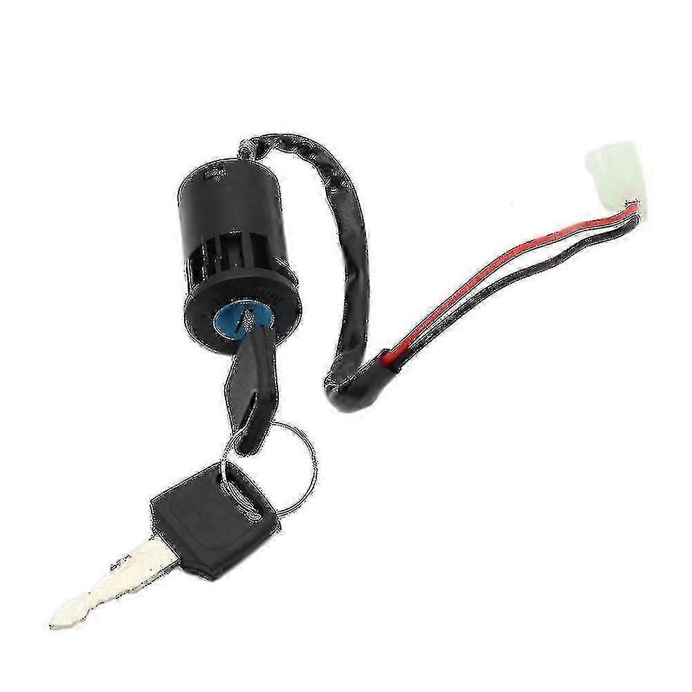 1 Set Atv Ignition Key Switch Universal 2 Wires Ignition Keys Start Switch Lock Key For Atv Go Kart Scooter Motorcycle Boris