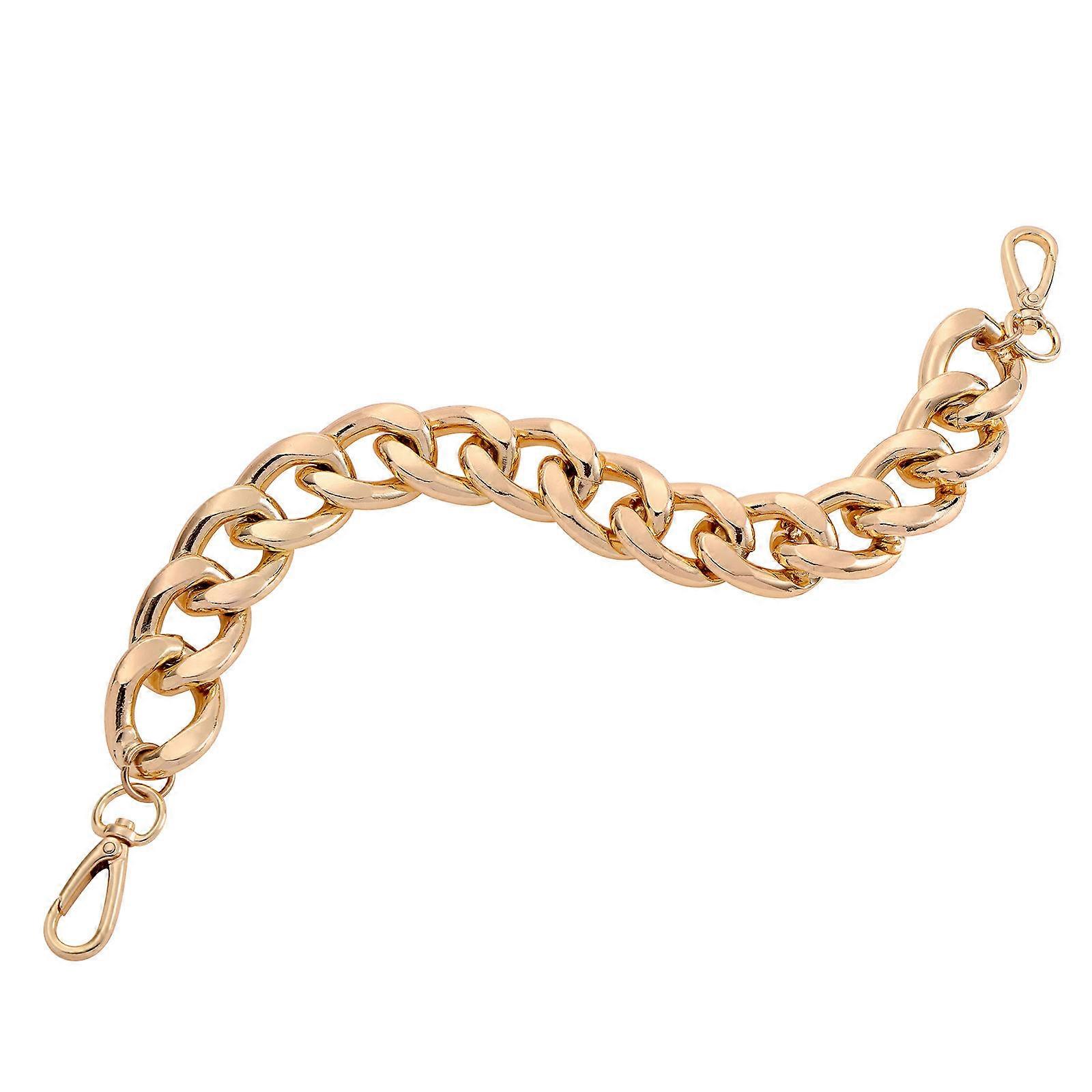 Golden Alloy Handbag Chain for Decoration Durable and Flexible 40cm