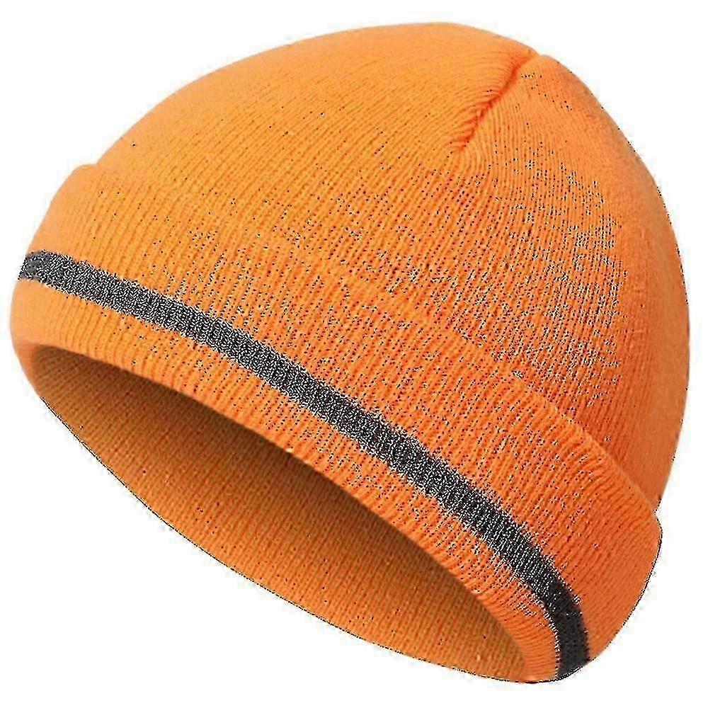 Men's Winter Beanie Hat Warm Knit Cuffed Plain Toboggan Ski Skull Cap