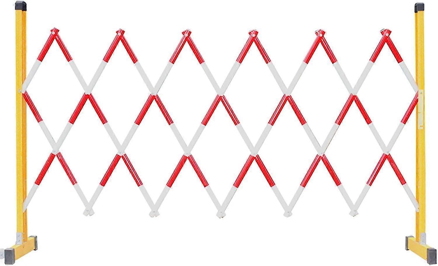 Mobile Barriers, Construction Fences, Folding Barriers, Control and Very Flexible Use in Road Traffic, Portable (Yellow 1.2 x 2.5 m)