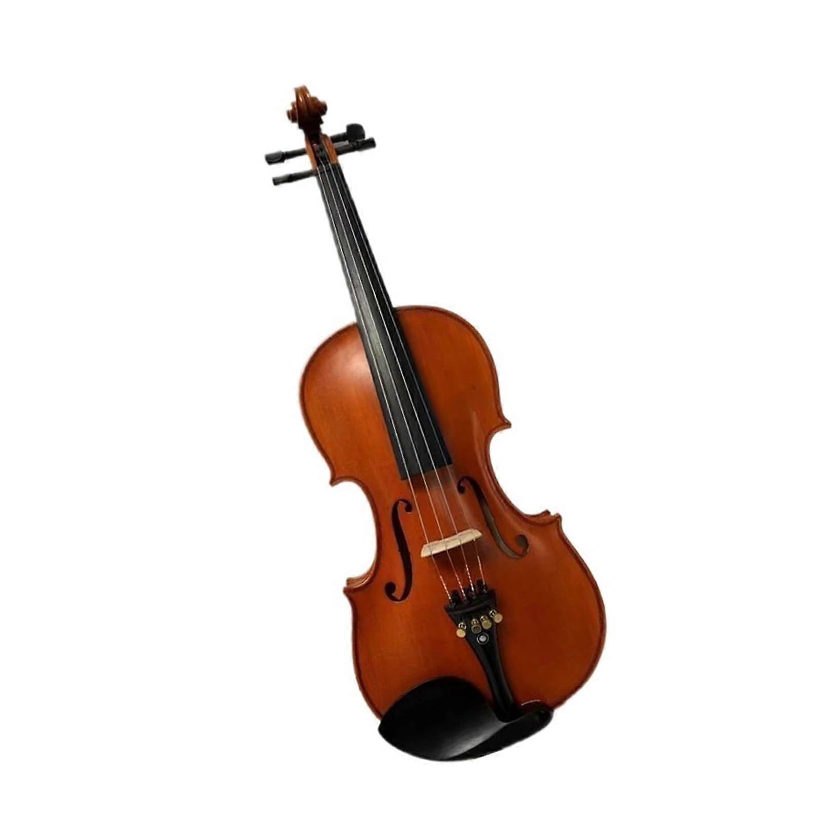 Violin Set 4/4 Full-Size Violin With Flamed Maple Back Ebony Hardware Accessories Included