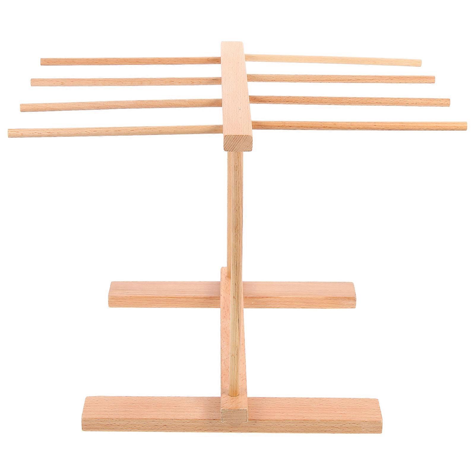 Pasta Drying Stand Wood Noodle Rack Western Food Circulation Rectangular 1Pcs
