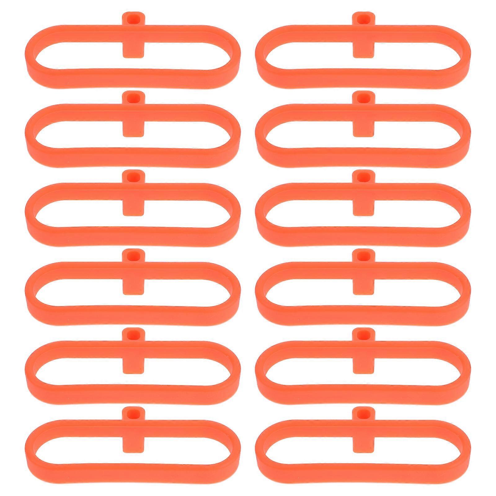 Silicone Jar Spoon Holders 12pcs Airtight Food Storage Kitchen Accessories for Efficient Spoon Organization & Practical Kitchen Use
