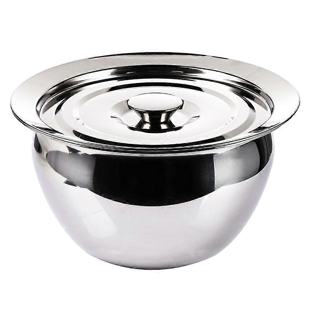 Here's a refined and professional product description based on your input:
**1pc Stainless Steel Mixing Bowl with Lid – Multi Functional Cooking