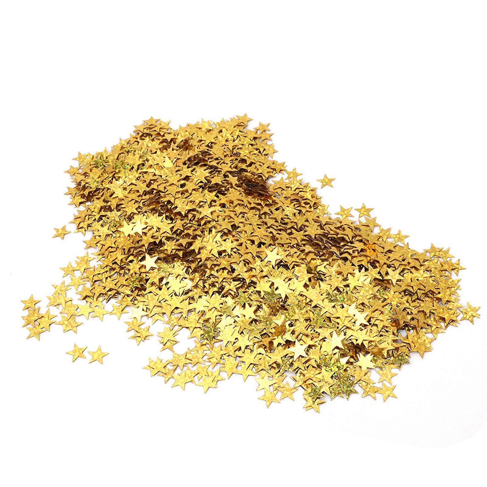 2025 Latest Model  4000pcs 10mm PVC Star Table Confetti Sprinkles for