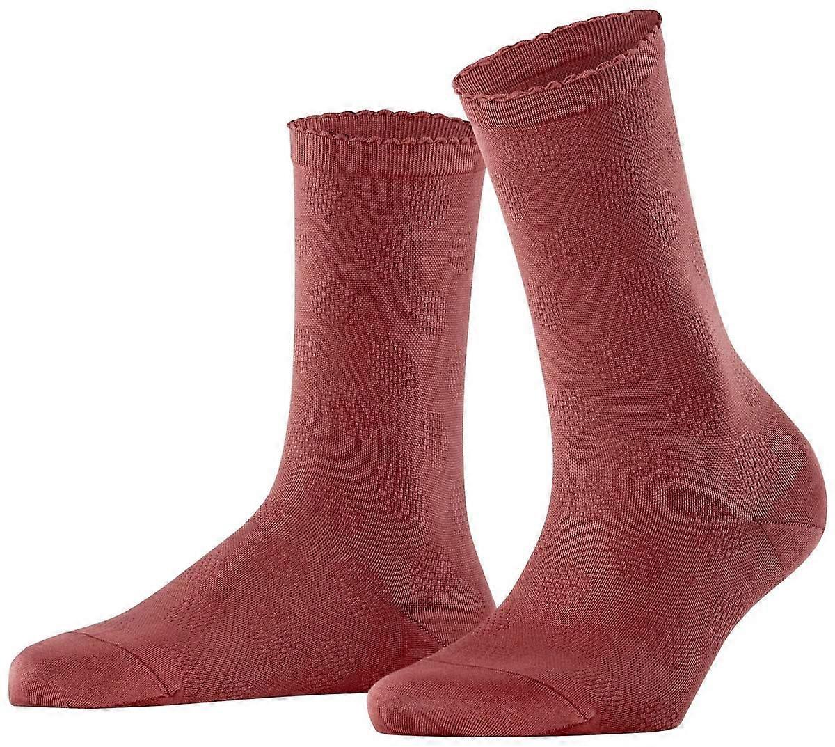 Falke Bold Dot Socks - Cayenne Red