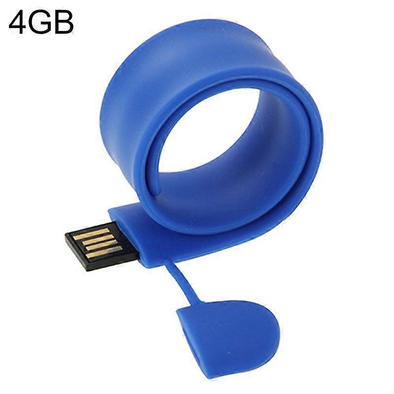 Silicone Bracelet USB Flash Disk with 4GB Memory