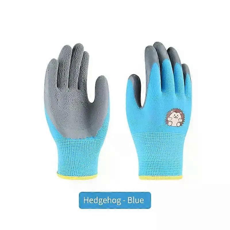 Stand Kids Latex Gloves Durable Waterproof Work Garden Non-Slip,Children Safety ,Rubber Pink Glove,Puncture-resistant,kitchen,Yard
