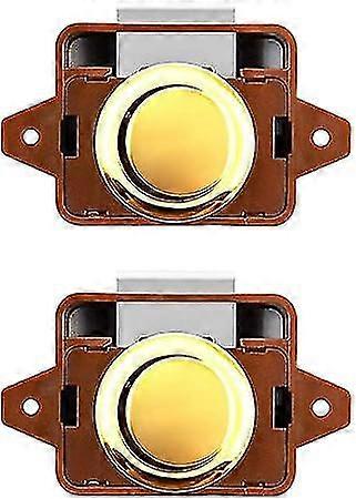 Knob door lock, caravan knob door lock, 2 pack