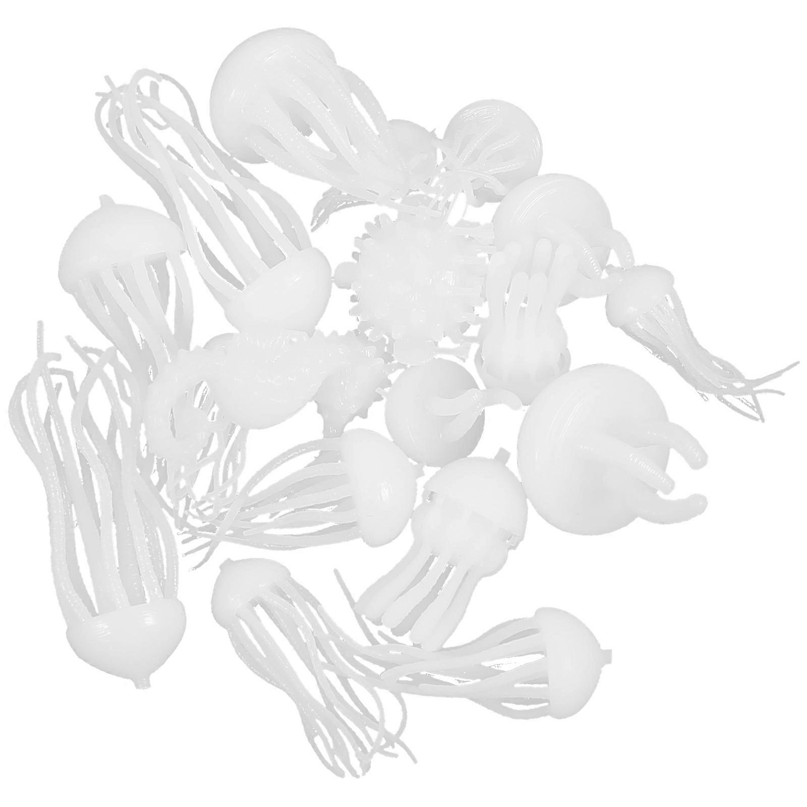 Mini Animal Model Silicone Epoxy Making Mold for DIY Crafts and Handmade Ornaments in White Color 18Pcs