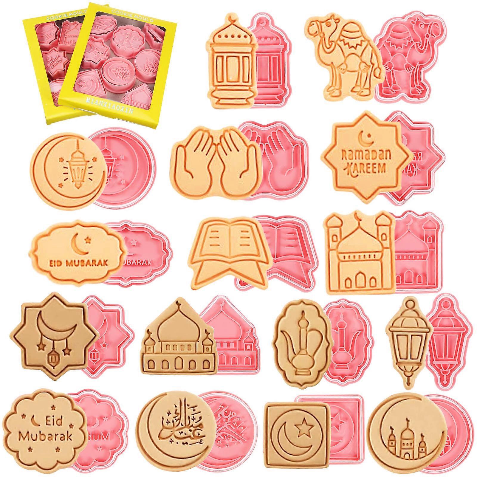 Creative Cookie Mold Set For Baking Supplies Home Bakers Various Shapes 16Pcs