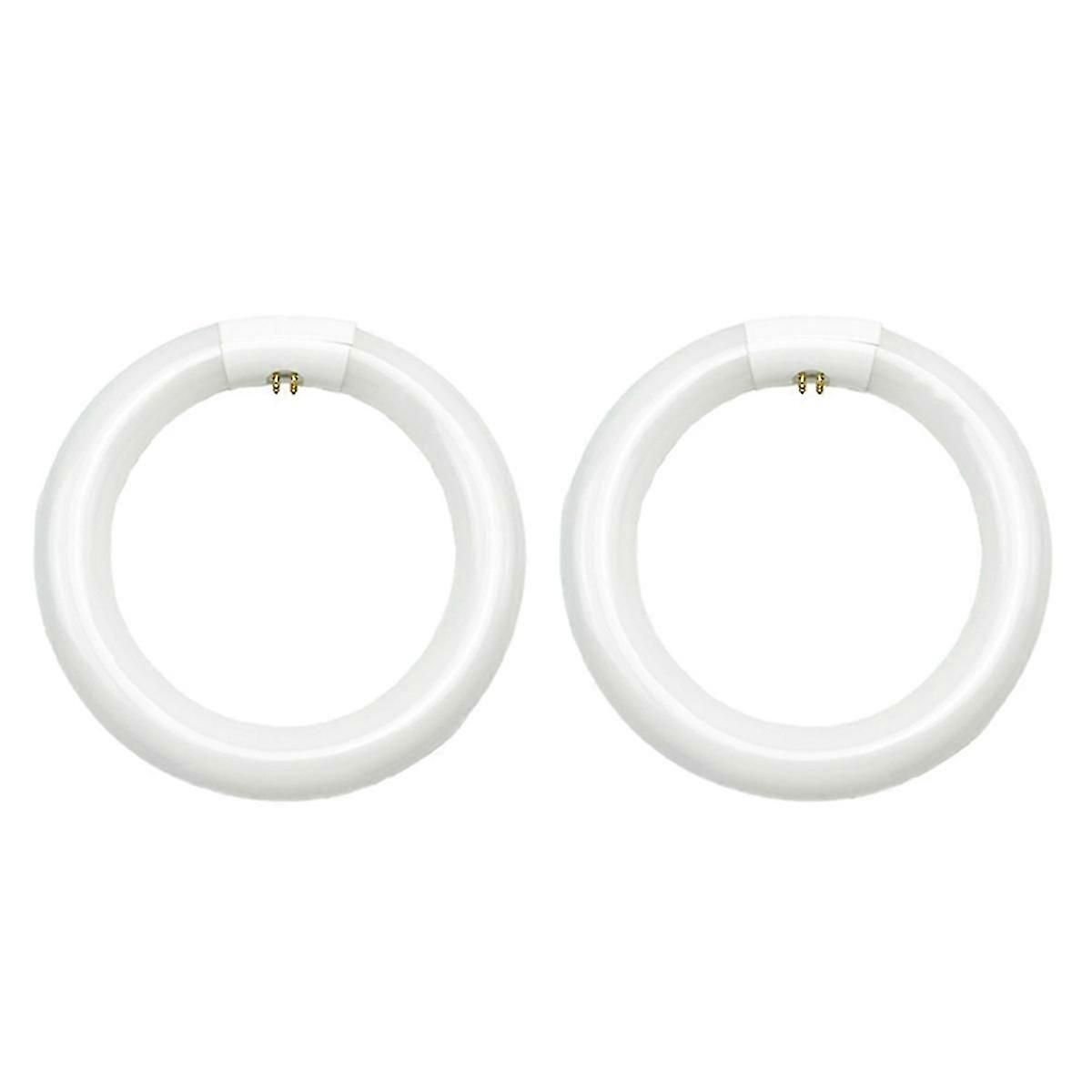 2pcs Fc8t9/cw Circular Fluorescent Bulb,8inch Round T9 22w Circline Bulbs Replacement For Circ