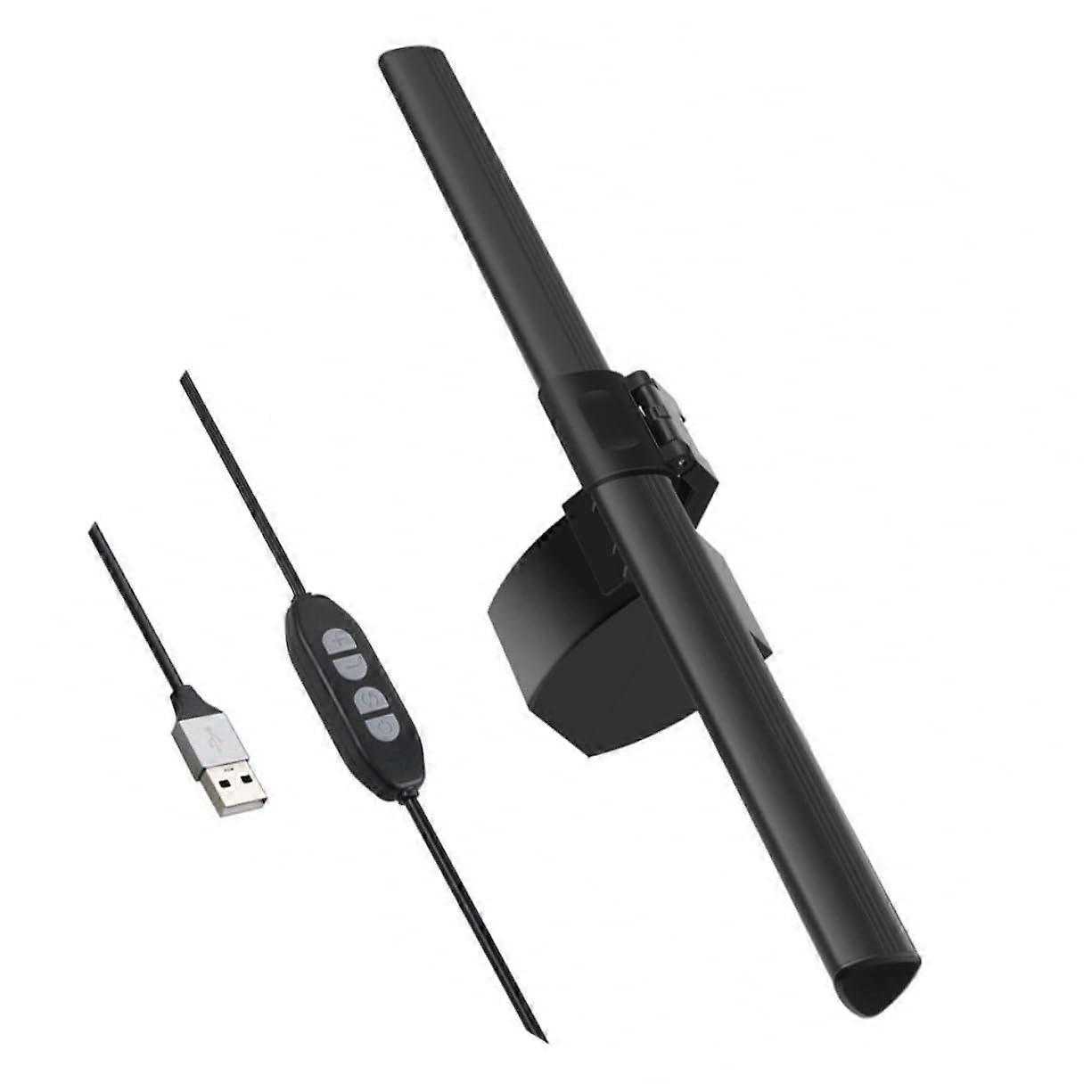 1 Set Monitoring Eye Protection Light Monitor Work LED Light for Computer White Desk Table Lamp LED Computer Lamp Adjustable Screen Lamp ABS Black