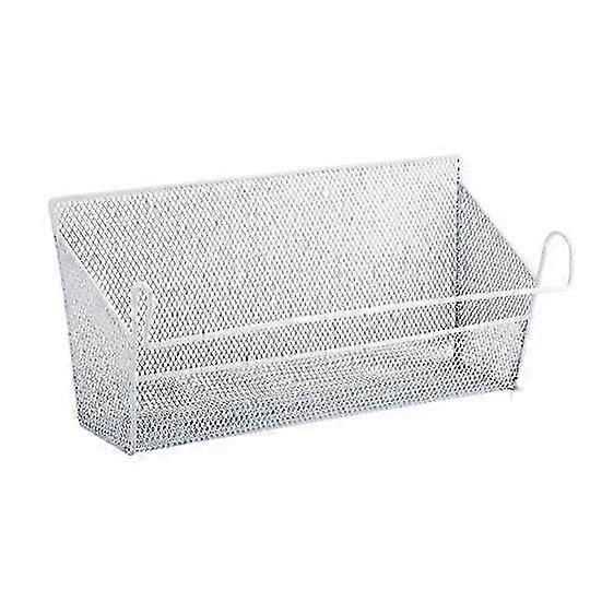 Metal Mesh Bedside Hanging Basket & Wire Bookcase Shelf Rack - Bunk Organizer for Dorm Room Storage & Easy Access to Books