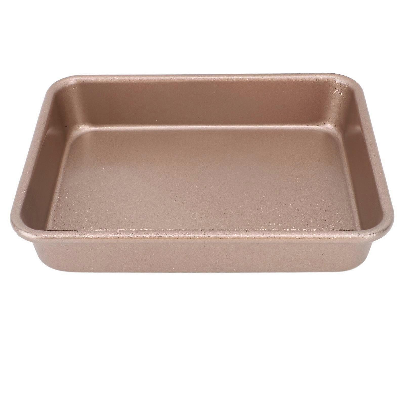 2024 Bakplåt Bakplåt i kolstål Non stick rektangulär ugnsbricka Bärbar multifunktionell plåt för hemrestaurang Liten rektangulär