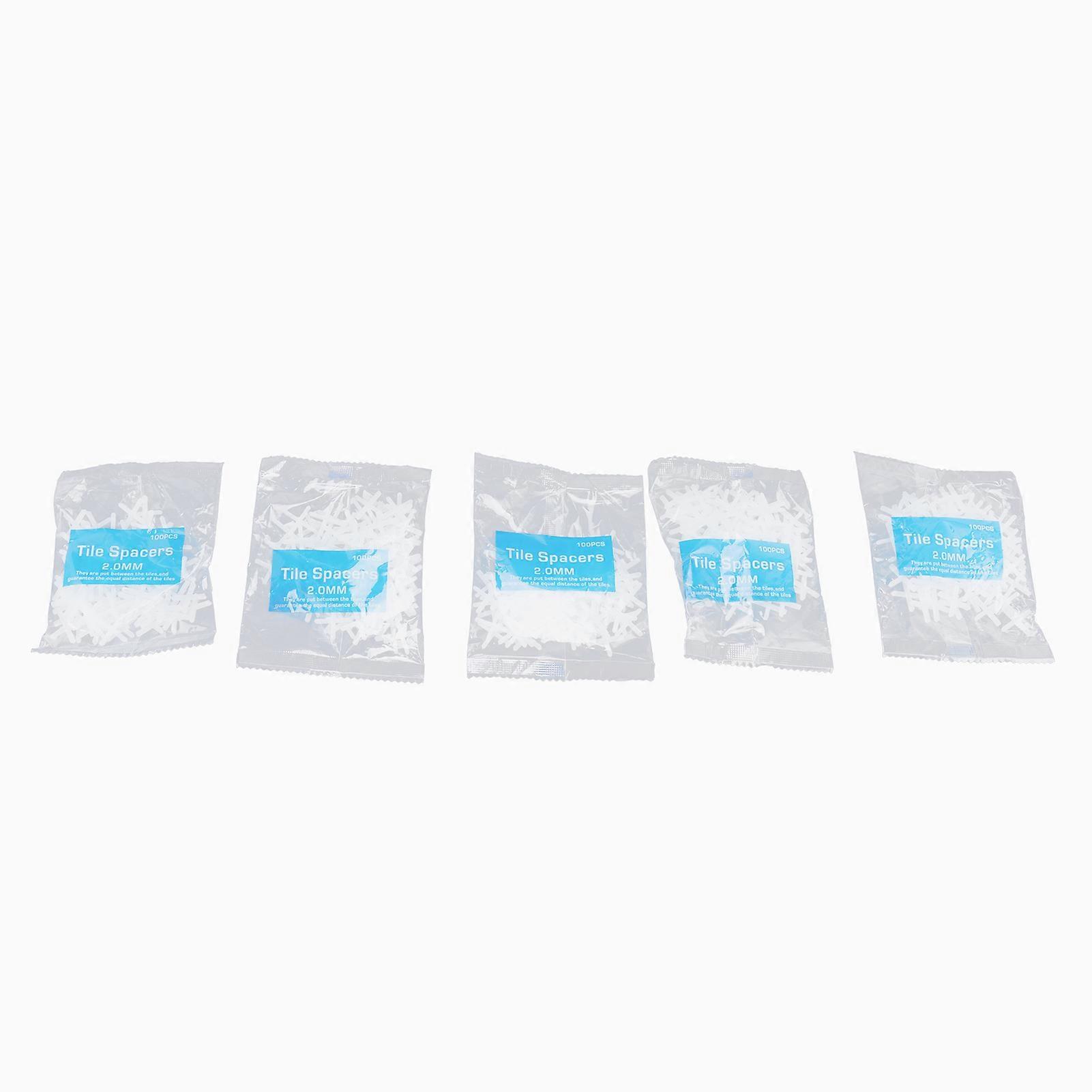 500Pcs Cross Tile Spacers Replaceable Leveler for Ceramic Tile Stone Wall Floor Installation