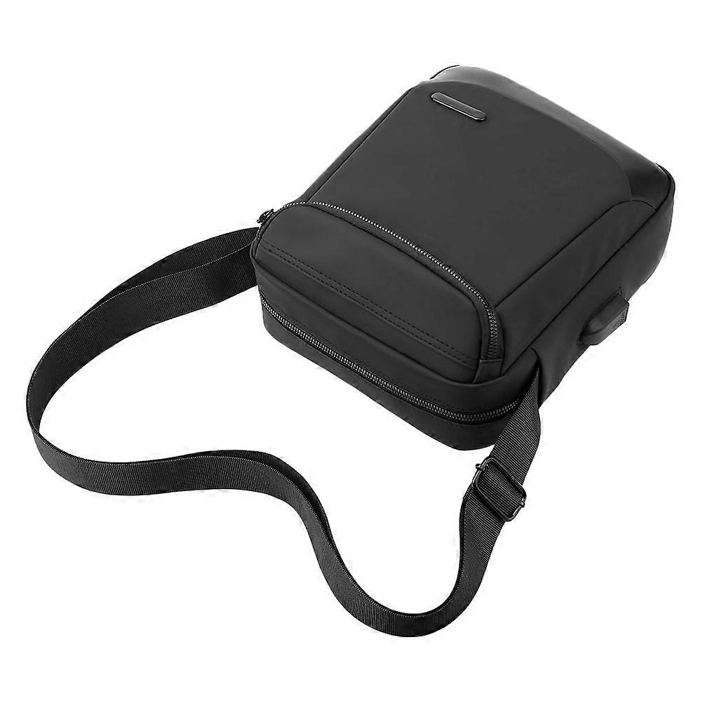 Vintage Nylon Crossbody Business Bag, Multi Functional Lightweight Shoulder Messenger for Travel, Work, Daily Use with Durable Design for Essentials