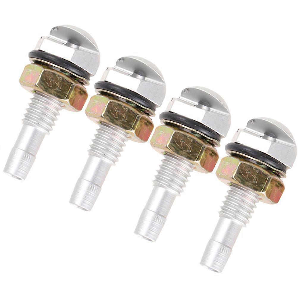 Windshield Washer Nozzles for Car Use Made of Aluminum Alloy Durable and Practical 2 Pieces Silver